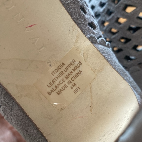 Ivanka Trump Womens Taupe Leather Didia Caged Peep Toe Cut Out Pump Heels 6M - Picture 4 of 9